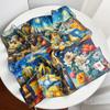 1116 new 111% pure cotton small square scarf spring and summer oil painting fashion versatile silk scarf shirt decorative scarf