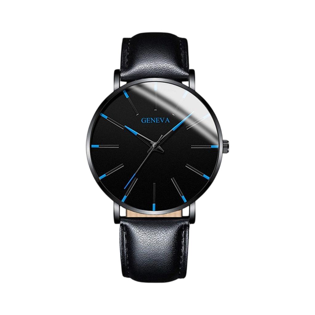 Pánské kožené hodinky s obchodním módním řemínkem jako dárek