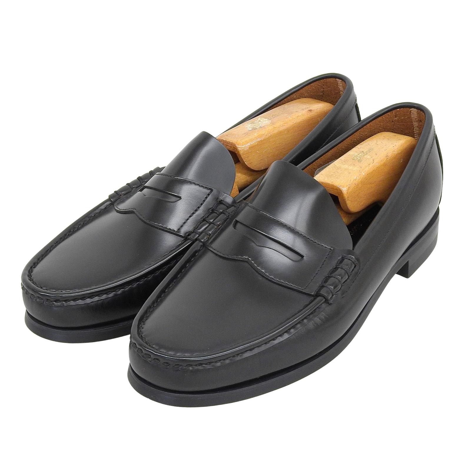 Pristine REGAL loafers black leather mens 27 Used
