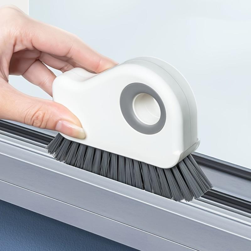 2-In-1 Window Crevice Cleaning Tool, Household Cleaning Tool Wipe, Window Groove Blind Spot Brush