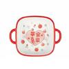 Red Festive Ceramic Dinnerware Set, Chinese Bowls Plates Chopsticks, Wedding