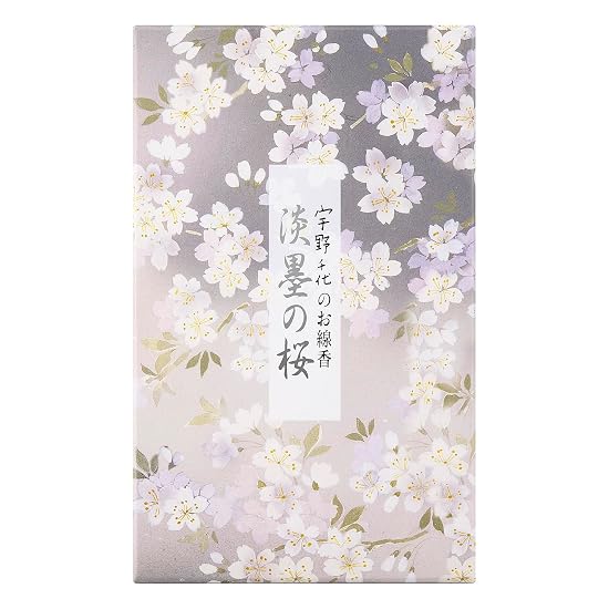 Uno Chiyo Incense, Usuzumi no Sakura (Pale Cherry Blossoms), Rose Pack, Approx. 200g, Incense, Nippo
