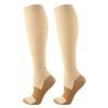 Unisex Elastic Compression Knee-High Socks for Outdoor Cycling, Running, and Fitness