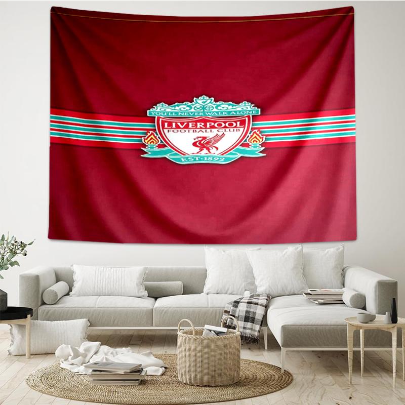 Liverpool Football Club Print Wandkleed, Achtergrond, Eenvoudige Installatie, Ideaal voor Slaapkamer, Kantoor & Woonkamer, met Esthetische Wanddecoratie.