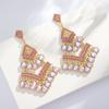 New Arrival Pendant Earrings Ethnic Style Cut Out Geometric Earrings Accessible Luxuryclassy Earrings
