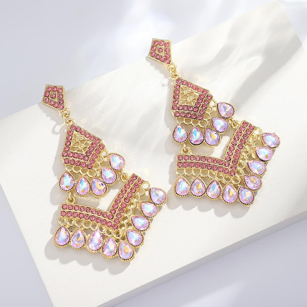 New Arrival Pendant Earrings Ethnic Style Cut Out Geometric Earrings Accessible Luxuryclassy Earrings