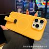 Applicable to iPhone17promax jelly liquid silicone mobile phone case Apple 16 creative lanyard 15 all-inclusive anti-drop