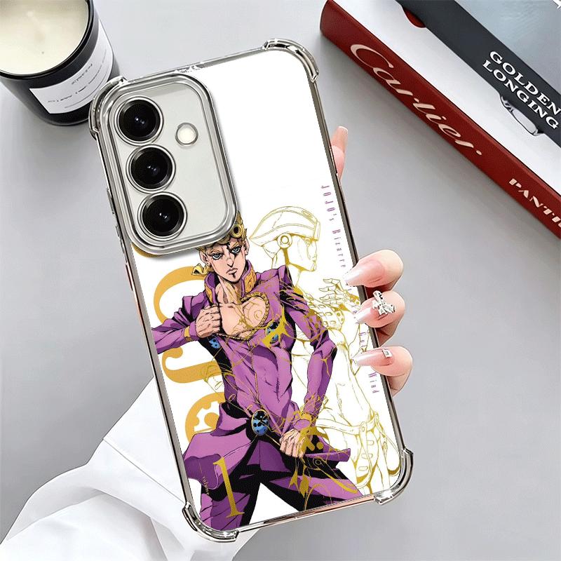 JoJo Adventure Giorno Giovanna Soft Phone Case For Samsung A17 A27 A07 A37 A57 A16 A56 A15 A55 A14 A54 A13 A53 A26 A36 A25 A35 A