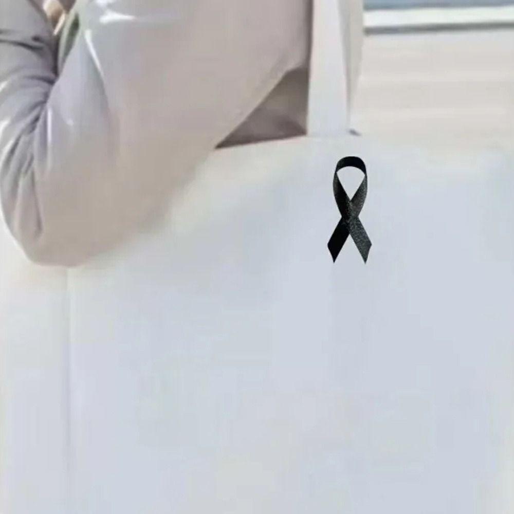 50 Stück Hautkrebs Beerdigungen Gedenk-Anstecker Aufklärung Trauer-Abzeichen Brosche Party