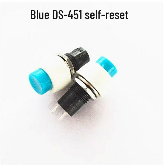 10MM DS-450/DS-451 Round Head Miniature Momentary Pushbutton Switch with Self-Reset and Self-Locking Features