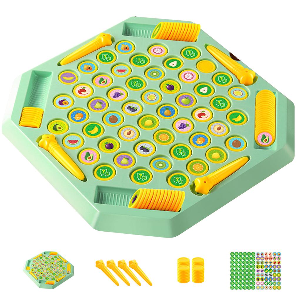 Flip-Match Board Game Flip Chess Memory Game Memory Flipping Chess for Boys Girls Preschool Family