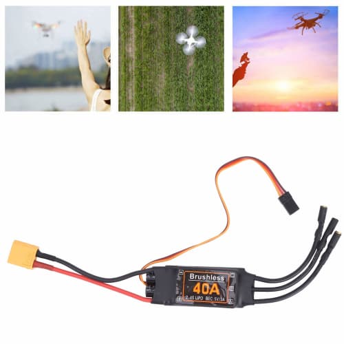 Zerodis . Brushless ESC Speed ??Controller 40A RC Drone Airplane Accessories