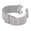 Mesh Watch Band Professional Stylish Simple Polished Adjustable Metal Watch Strap with Buckle for