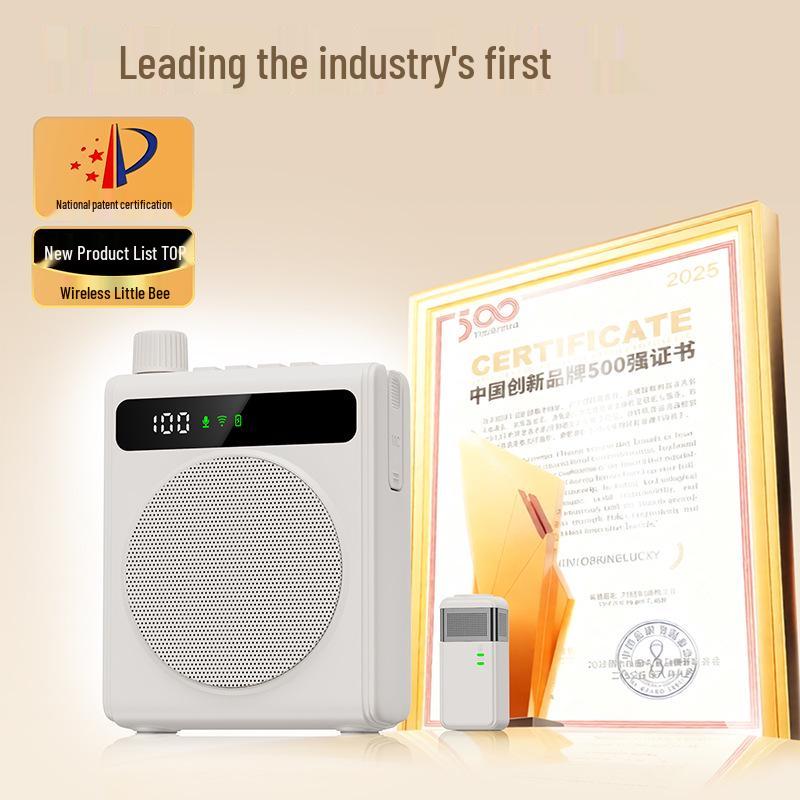 Portable Teacher-Specific Wireless Bluetooth Megaphone & Microphone