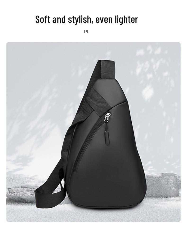 Men's Versatile Crossbody Bag: Large Capacity, Functional, Trendy Shoulder Bag