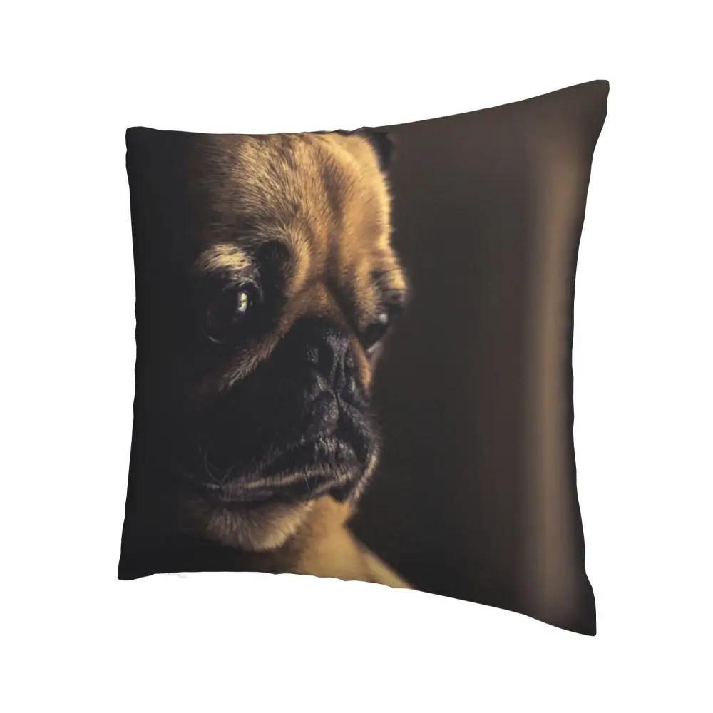Cute Animals Dog Pug Mammals Pillowcase Printing Polyester Cushion Cover Decorations Pillow Case Cover Home Dropshipping ''