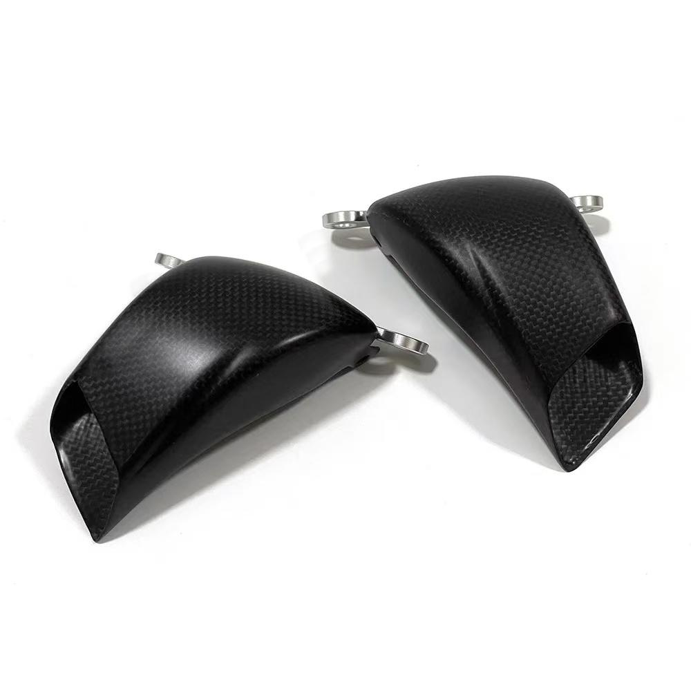 Carbon Fiber Motorcycle Front Brake Air Duct Caliper Radiator Cover For DUCATI PANIGALE V4 V2 V4S Streetfighter V4 V4S 2018-2023
