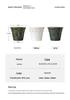 Embossed Roman-Style Glazed Flower Pot for Indoor/Outdoor Plants