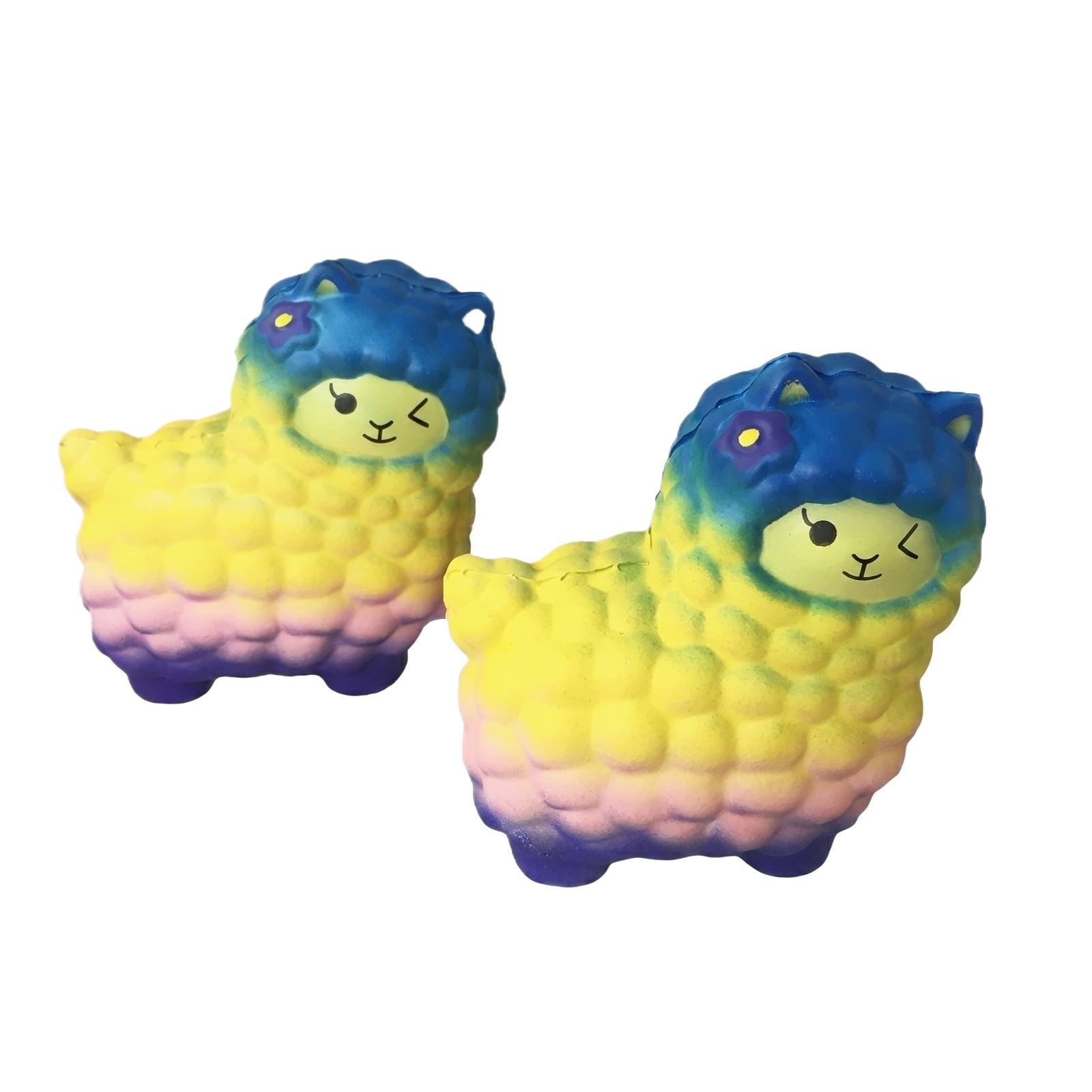 

Slow Rebound Squishy Alpaca Stress Relief Toy Soft Foam Squeeze Toy Sensory Toy for Anxiety and Focus Relaxation One Size