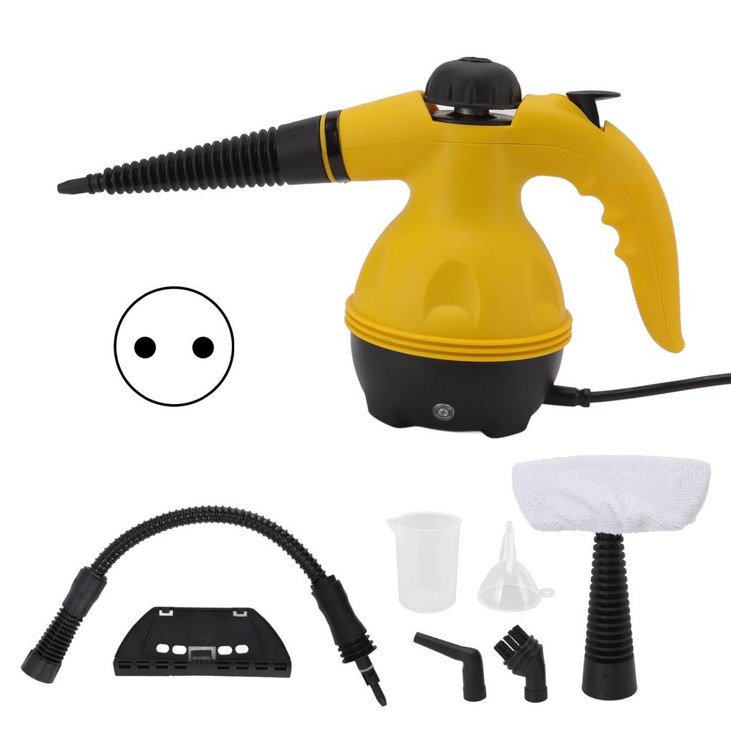Pulitore a Vapore Portatile Giallo Nero Alta Temperatura Elettrico Portatile a Vapore Pressurizzato