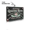 Personalized Custom Name Metal Tin Sign Retro Wall Art Home Room Decor Vintage Plaque