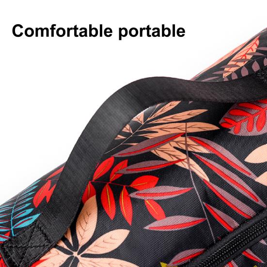 Portable Fashion Printed Adjustable Strap One-shoulder Yoga Backpack for Exercise Fitness