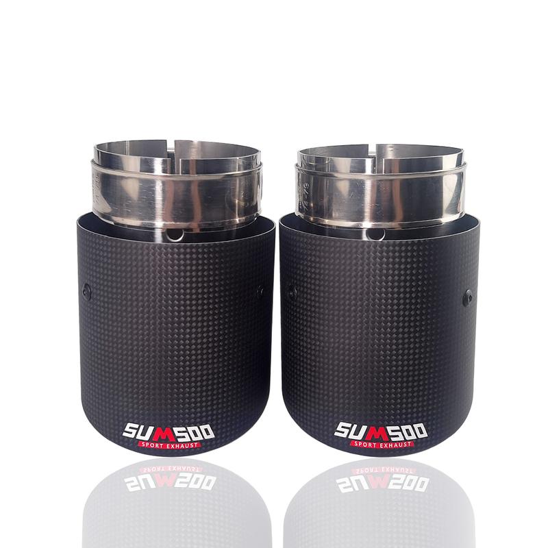 1 Piece SUMSOO Genuin  for Mazda CX-5 Cx-4 Cx-3 Mazda Axela Mazda ATENZA Exhaust Pipe Modified Decorative Carbon Fiber Tail Tips