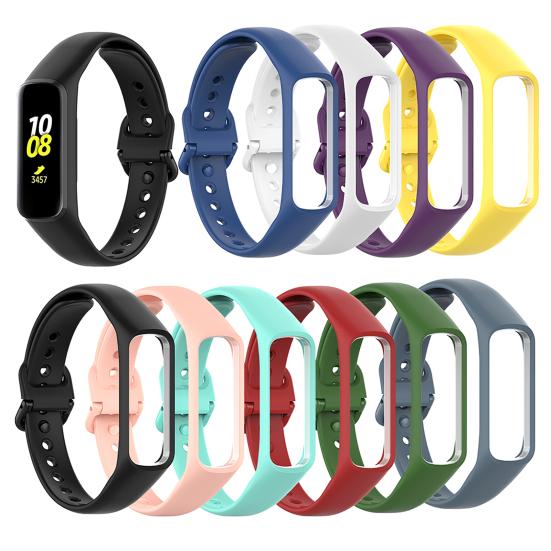 Watch Band Twill Waterproof Silicone Adjustable Wrist Strap for Samsung Galaxy Fite R375
