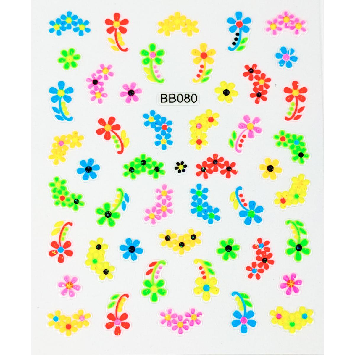 

Флуоресцентные наклейки для ногтей с эффектом дофамина в виде бабочки: Милые мультяшные наклейки из семи цветов для детей