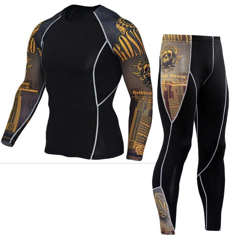 Premium Herren Kompressions-Jogginghose Bequeme Fitness-Trainingskleidung für das Fitnessstudio