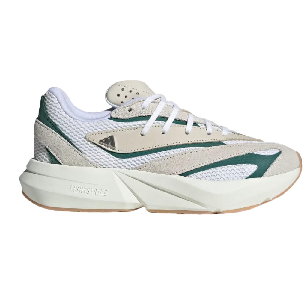 Adidas  Lightstride Off White Collegiate Green Women Sneakers Silver-Metallic JH6961