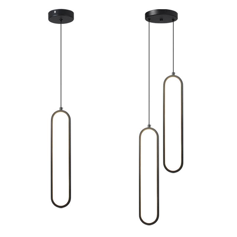 Nordický minimalistický moderný luster do spálne alebo obývacej izby