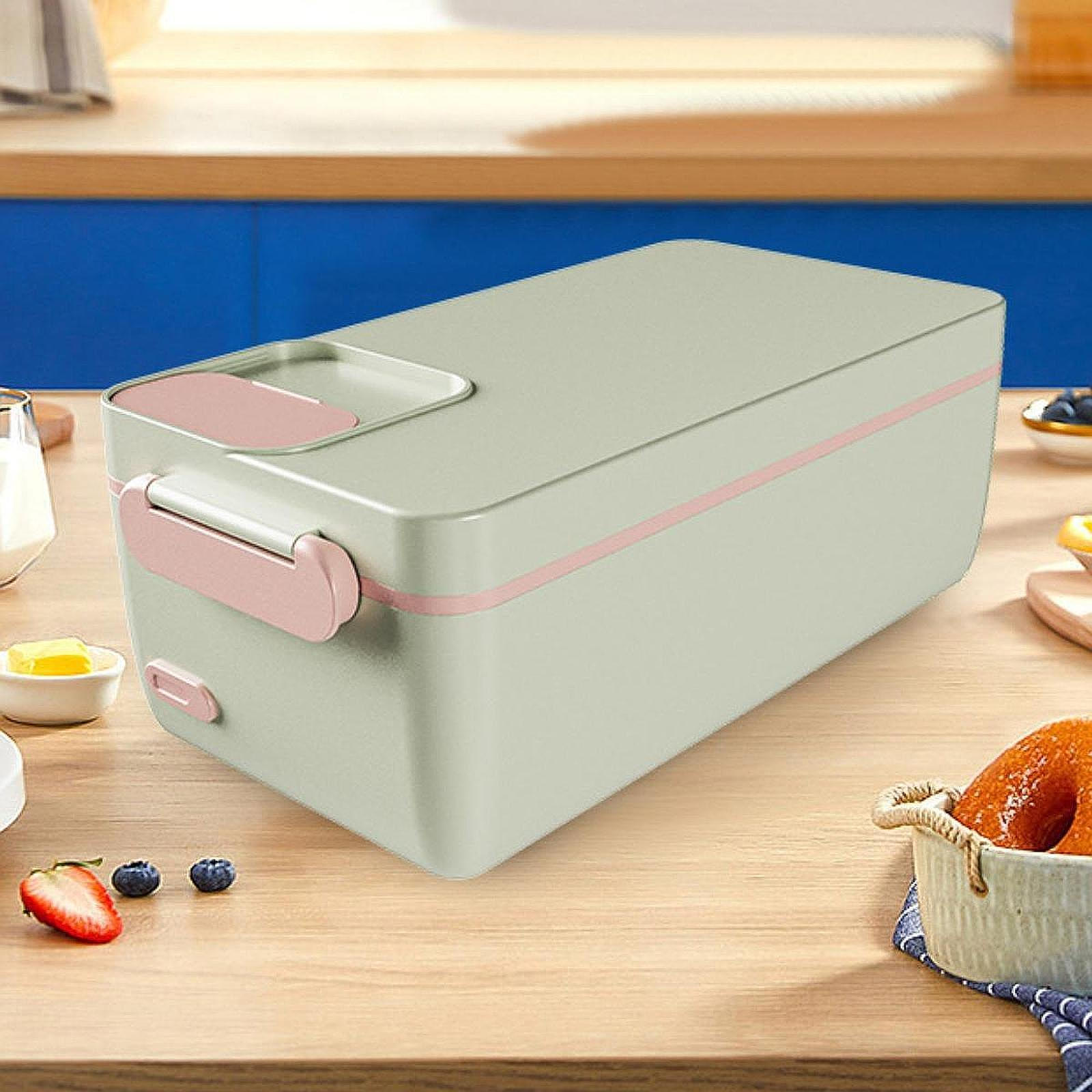 

Электрический подогреватель для обеда для взрослых, подогреваемый контейнер большой емкости зелёный