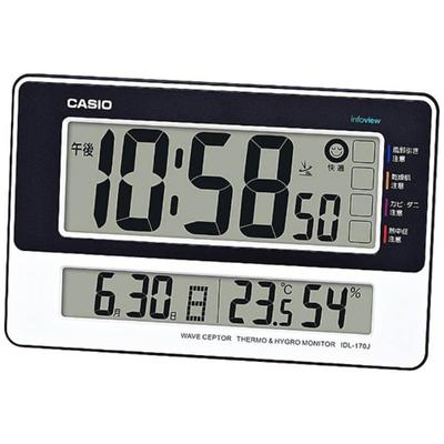 Hanging Watch [wave Ceptor] White Idl170j7jf [with Automatic Radio Reception Function]