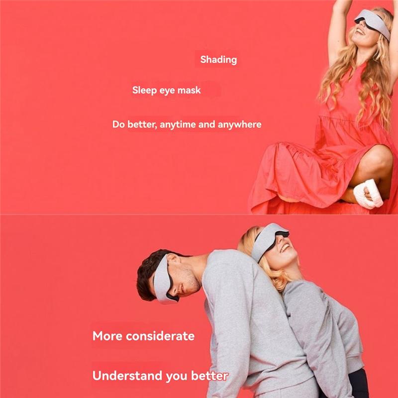 Sleep Mask 3D Contoured-Blackout, Memory Foam Eye Mask For Sleeping, Adjustable Strap For Men& Women