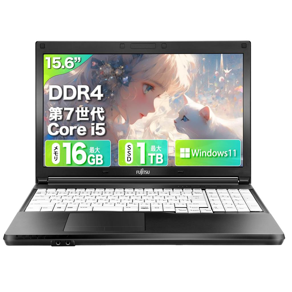 Używany laptop Windows11 typ Wysokowydajny procesor Intel 7 generacji Core i5 Klawiatura japońska Używany laptop z zasilaczem w zestawie Bez ustawień początkowych