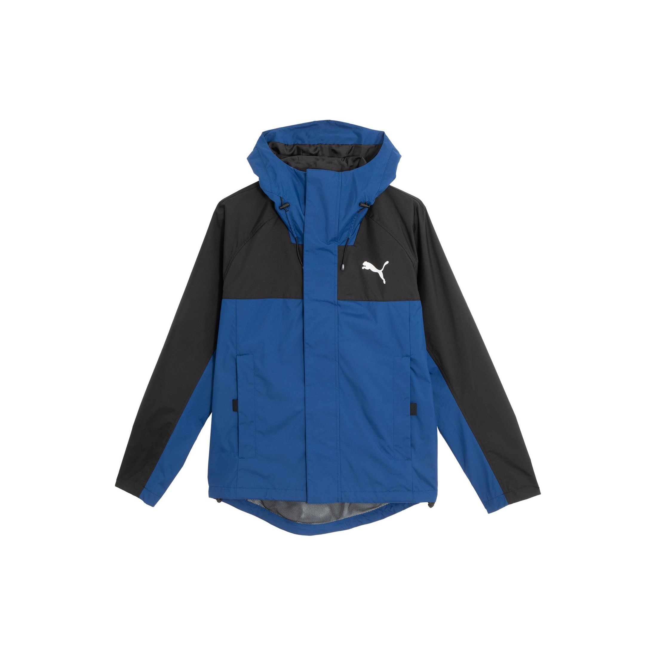 PUMA Unisex Color Block Hooded Windbreaker Jacket  Dark Navy  683477-09 S