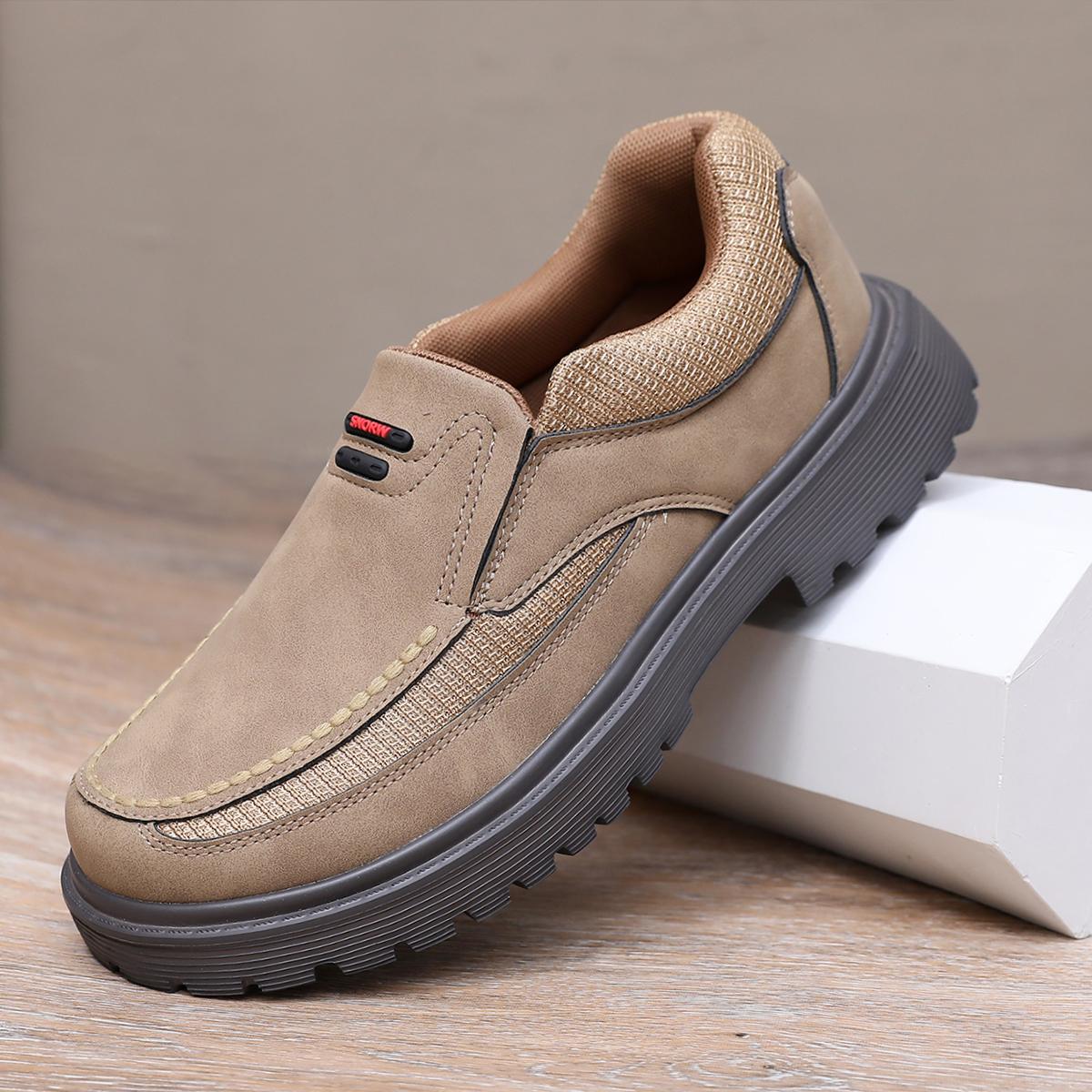 

Мужская повседневная спортивная обувь Лоферы на одну ногу Удобная обувь для ходьбы Разноцветная обувь в стиле business casual Кроссовки Обувь для мужчин 39 хаки