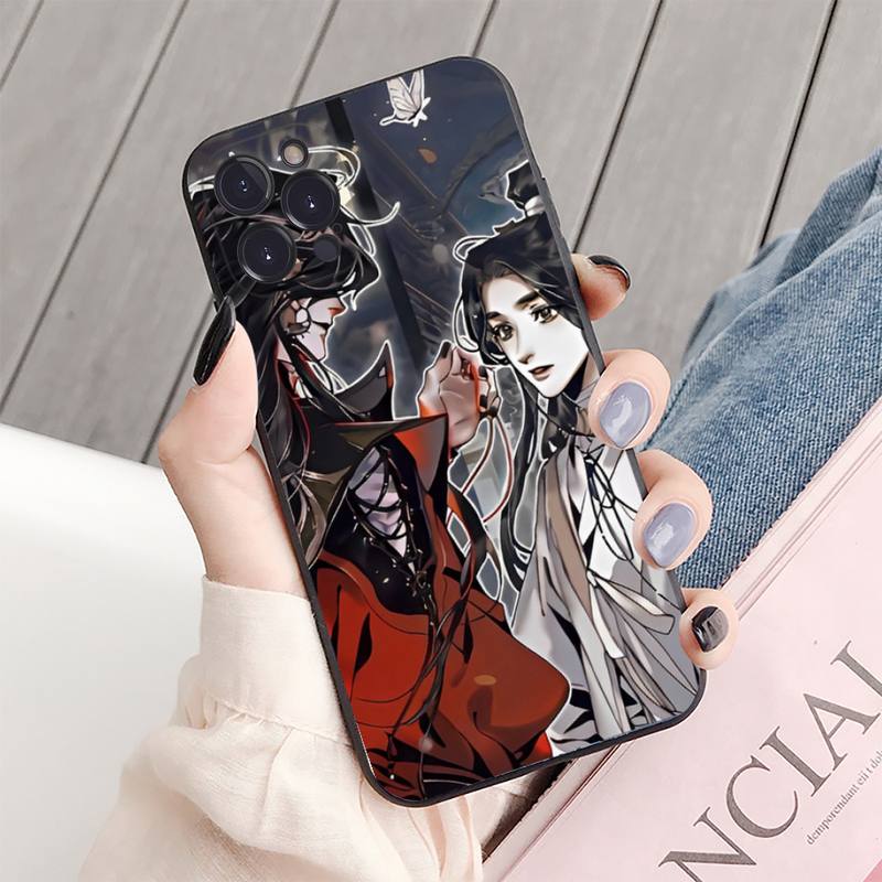 Tian Guan Ci Fu чехол для телефона мягкий силиконовый чехол для iphone 14 13 12 11 Pro Mini XS MAX 8 7 6 Plus X XS XR чехол 12 Pro Max