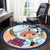 1pc One Piece Chair Carpet for Office Non-Slip, Soft & Comfortable, Carpet for Office, Gaming, Lightweight Round Floor Mat yy251021015