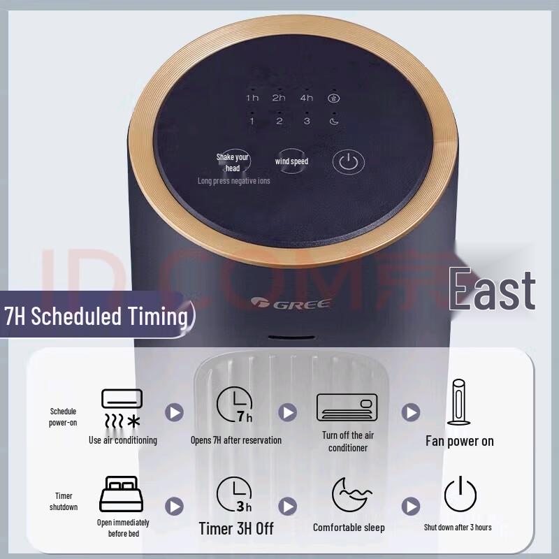 GREE Smart Remote Control Tower Fan CN plug (adapter included)