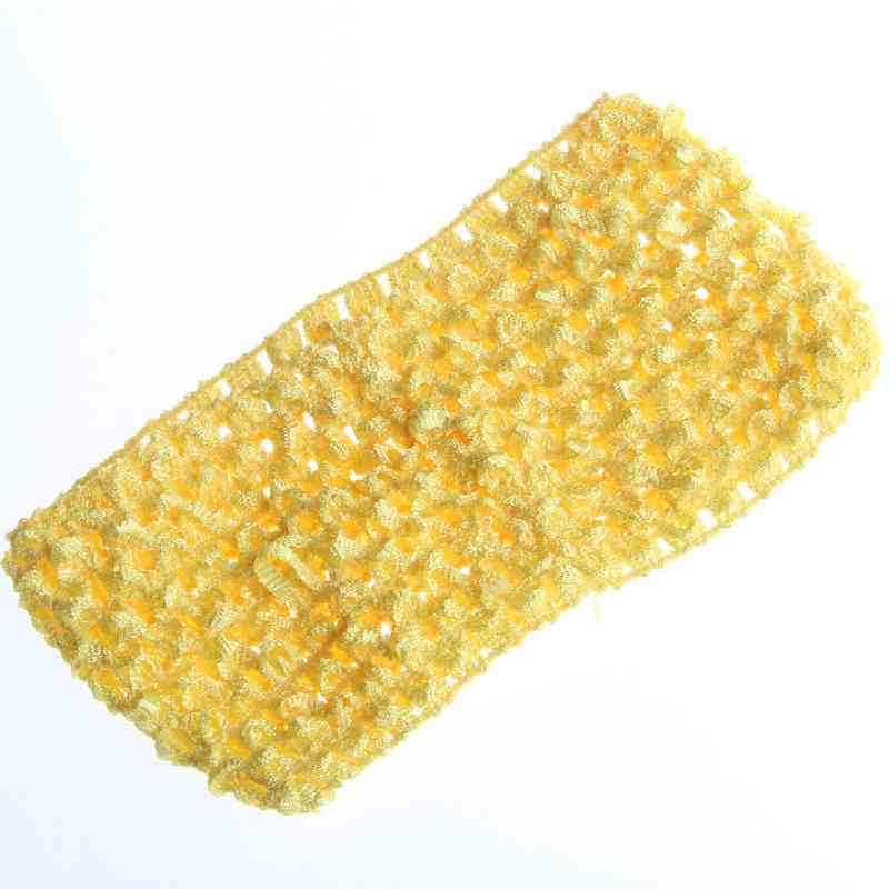 10PCS 7CM 2.76" Fashion Knit Headband for Hair Accessories Hollow Out Elastic Hairband for Headwear Hair Flowers