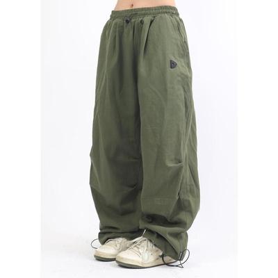 Oversized Cargo Parachute Pants Women Wide Leg Joggers Hippie Baggy Vintage Sweatpants Trousers