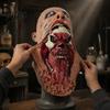 Breathable Halloween Mask Horror Skull Latex Mask, Tongue Sticking-Out Full Head Spooky Masquerade for Cosplay Party Costume Props