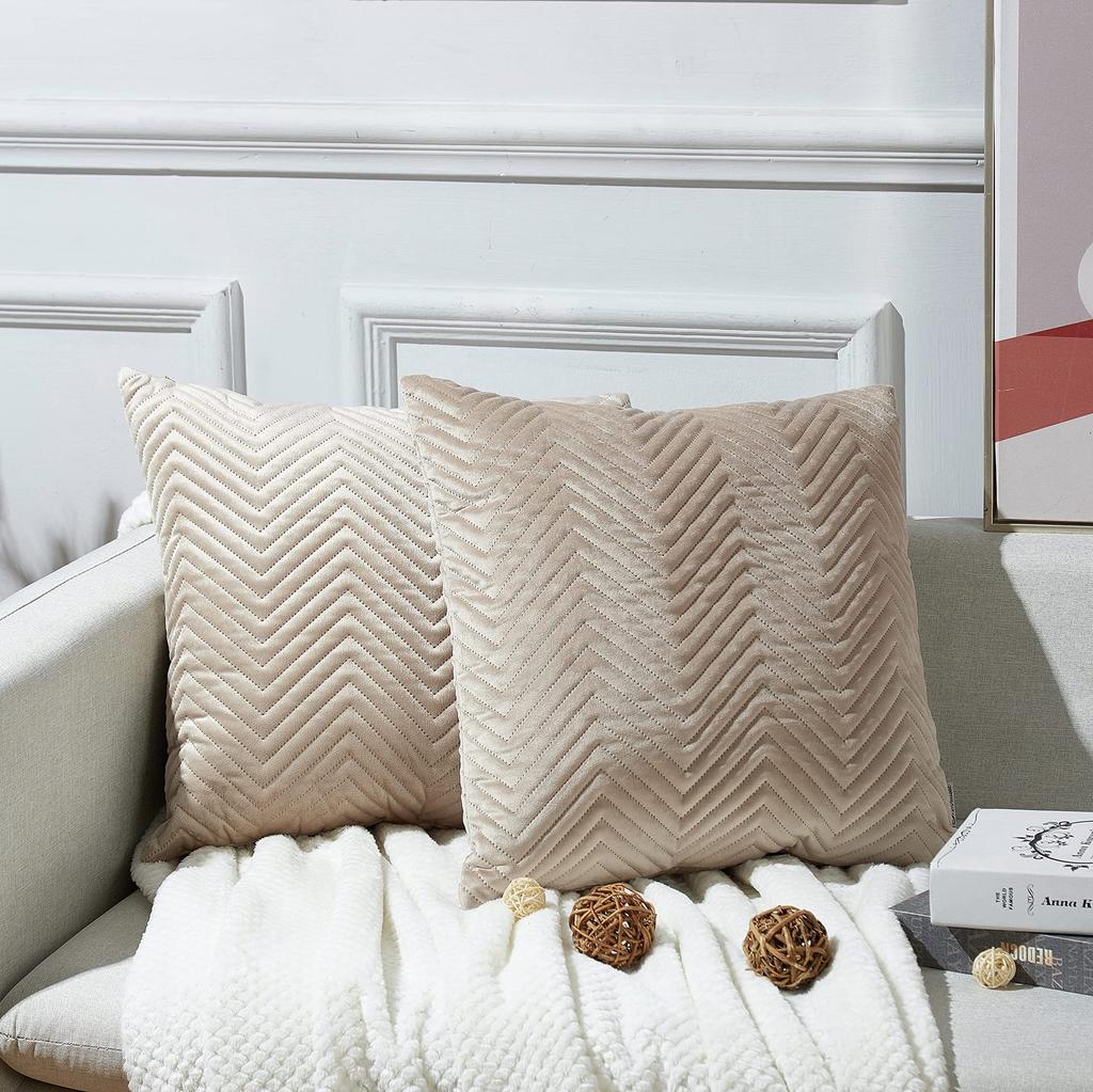 Quilted Pillows, Velvet Pillowcases, Home Velvet Cushions, Dutch Velvet Bedside Cushion Cases, Waist Pillows