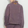 Lee Letter Print Denim Jacket Women Jackets Purple LWT0039185TQ00FA01726