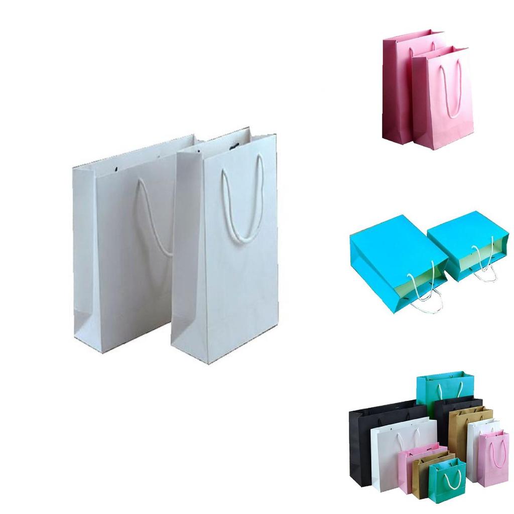 Vintage Paper Gift Bags Set For Weddings Parties And Gifts