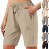 Shorts de randonnée décontractés pour femmes avec poches