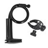 Pet Hair Dryer Holder Angle Adjustable Flexible Clip On Desk Safety Pet Grooming Dryer Holder for Countertop Black