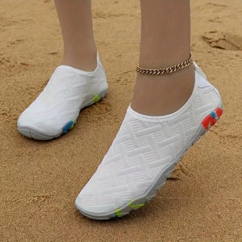 Women's Minimalist Water Shoes - Slip-On Quick-Dry River Sneakers, Round Toe Non-Slip Beach & Outdoor Sport Sandals for Summer
